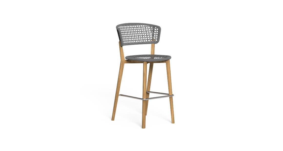 Moon Teak Bar Stool