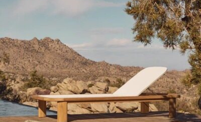 Chloe - Teak Mesh Sun Lounge / Harbour Outdoor