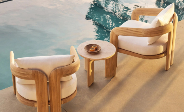 Chloe - Round Side Table / Harbour Outdoor