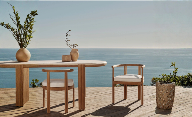 Cove Teak Armless Dining Chair -  / Harbour Outdoor