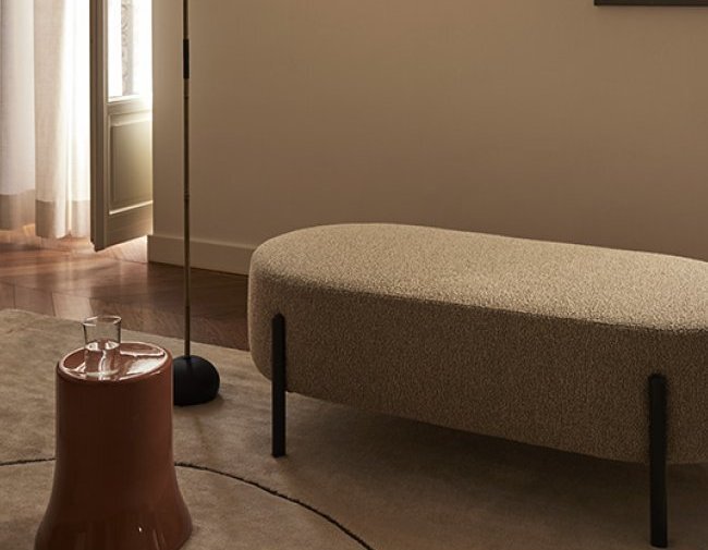 Flag Padded Bench