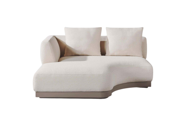 Amalfi - Curved Chaise Left / Harbour Outdoor