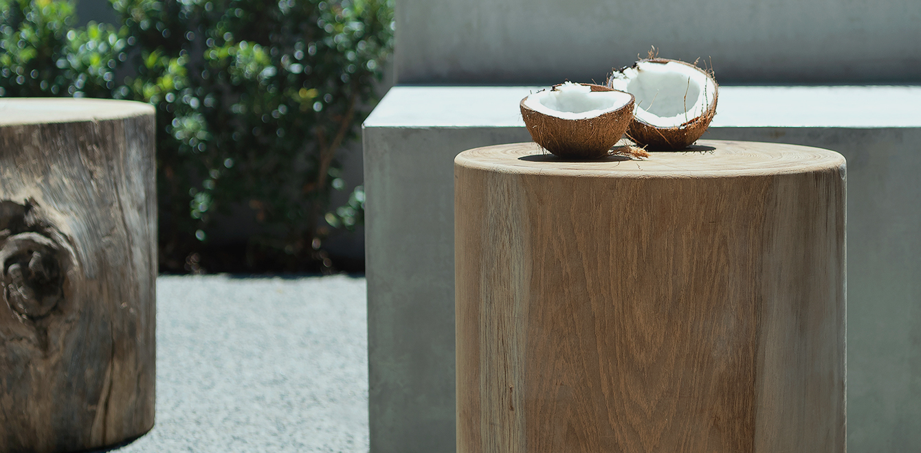 Pure Natural Stump Side Table