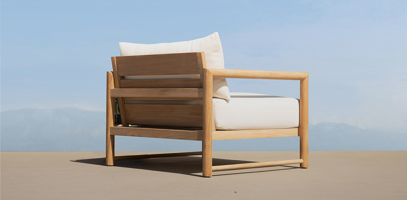 Breeze XL Teak Arm Chair