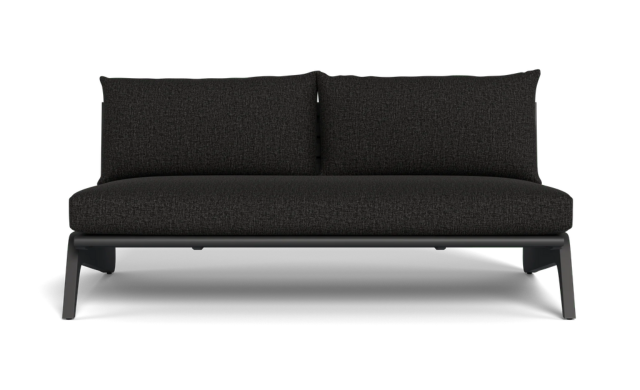 MLB - Aluminum 2 Seat Armless Sofa / Harbour Outdoor
