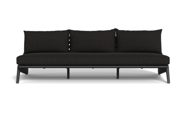 MLB - Aluminum 3 Seat Armless Sofa / Harbour Outdoor