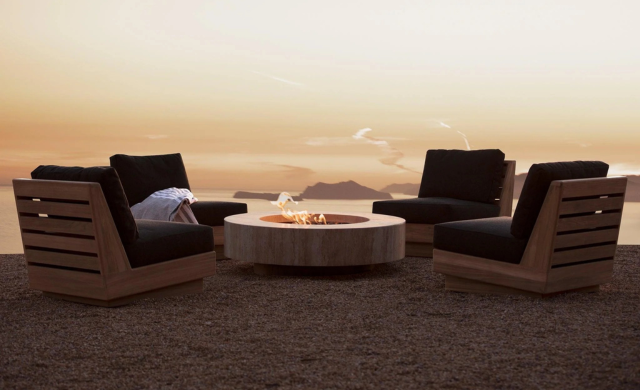 Mason - Round Burner Fire Table / Fire Tables