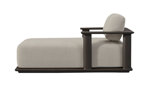 Newport Aluminium - Fixed Chaise / Sofas