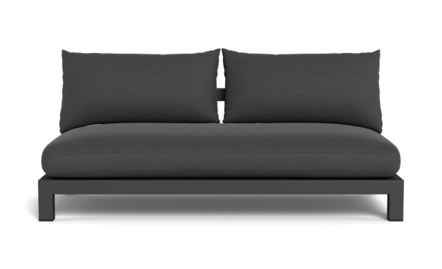 Pacific - Aluminum 2 Seat Armless Sofa / Harbour Outdoor
