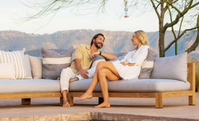 Pacific - 2 Seat Armless Sofa / Outdoor Furniture