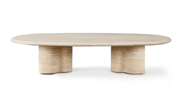 Porto Travertine - Pill Coffee Table / Harbour Outdoor