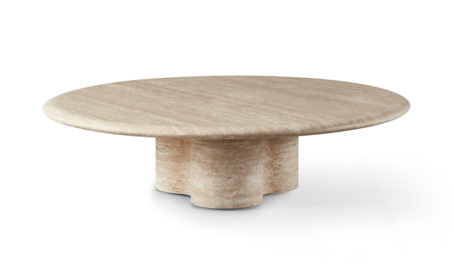 Porto Travertine - Round Coffee Table / Harbour Outdoor
