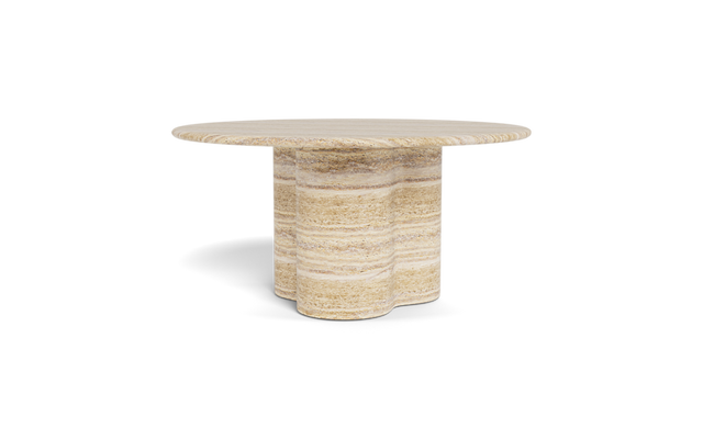 Porto Travertine Round Dining Table 60" -  / Harbour Outdoor