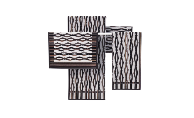 Ripple towel in Dark -  / Towels