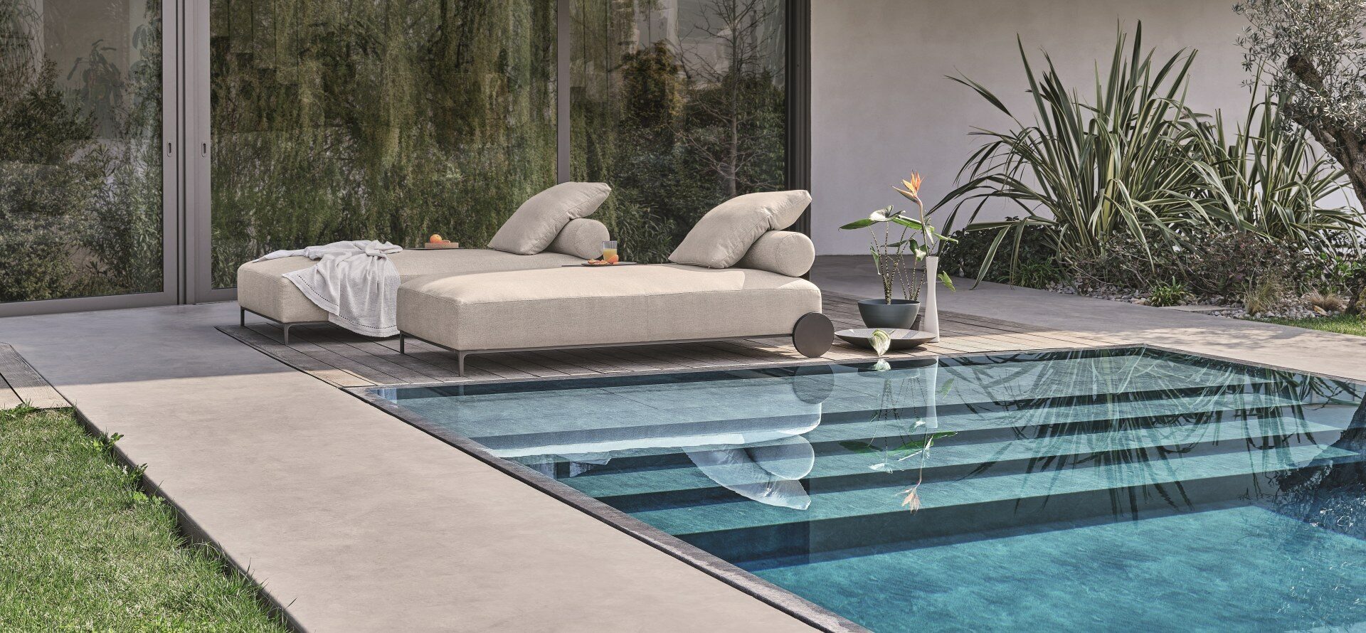 Sanders Air Sunbed Outdoor Sofas and Sunbeds