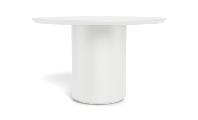 Santorini Outdoor Slatted Round Dining Table - 48" / Harbour Outdoor