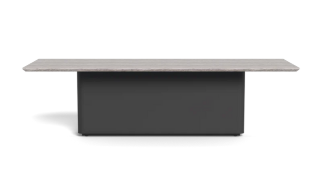 Santorini Outdoor Stone Rectangle Dining Table - 108" / Harbour Outdoor