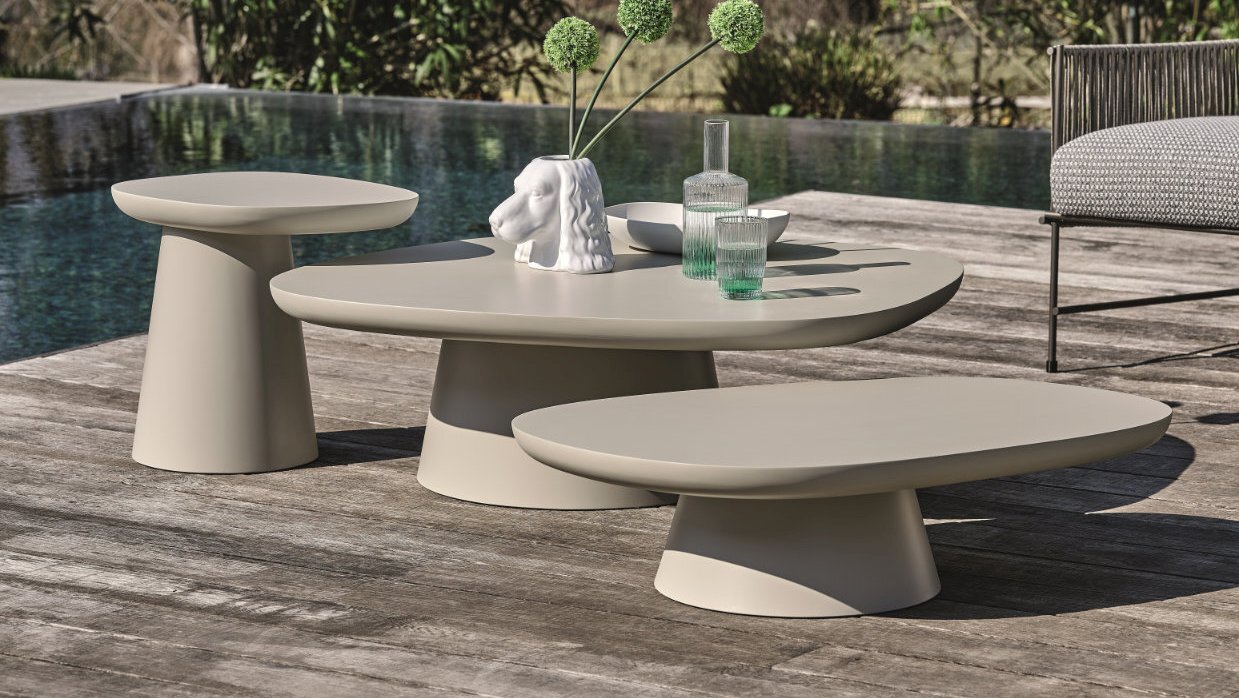 Stone Outdoor Coffee Tables