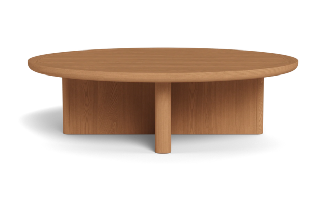 Victoria Teak - Round Slatted Coffee Table / Harbour Outdoor