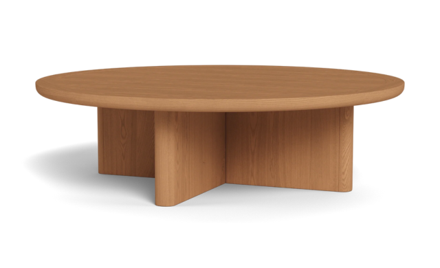 Victoria Teak - Round Slatted Coffee Table / Harbour Outdoor