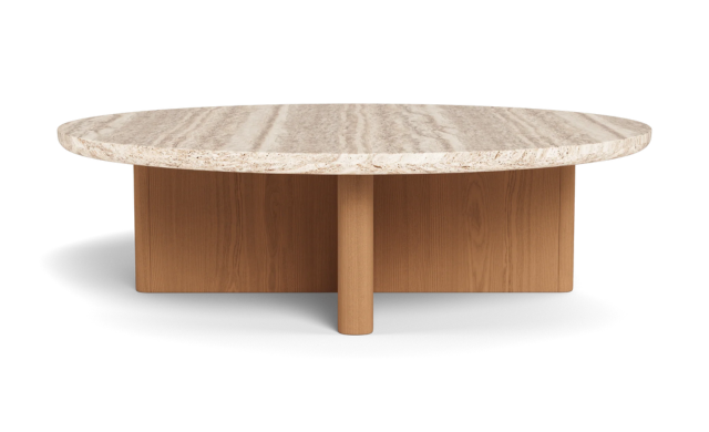 Victoria Teak - Round Stone Coffee Table / Harbour Outdoor
