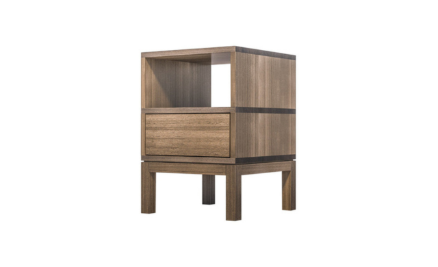Huey Double Timber - Bedside Table / The Natural Bedding Company