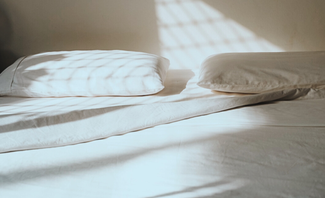 Organic Cotton Standard Pillow Case - Pair / Linen Sheets & Quilt Covers