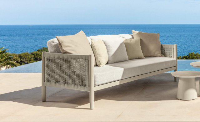 Dolcevita//Alu 3-Seater - Sofas / Talenti