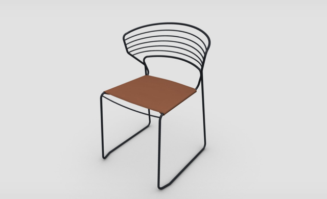 Koki Wire - Cowhide - Seating / Lounge Chairs
