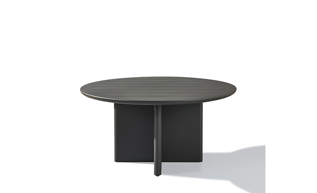 Victoria - Round Dining Table Slatted / Harbour Outdoor