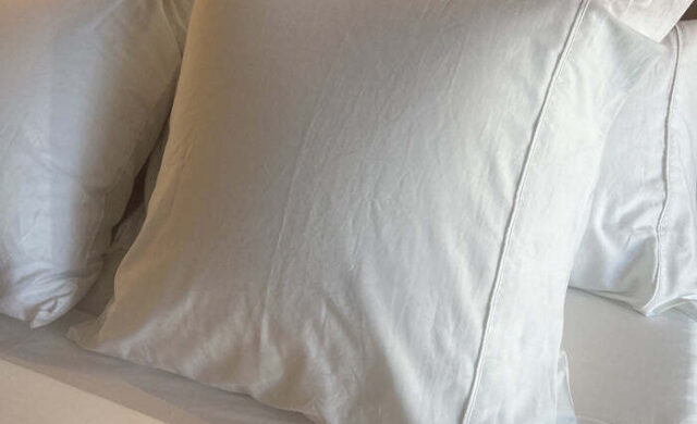 Organic Cotton Euro Pillow - Case Pair / Linen Sheets & Quilt Covers