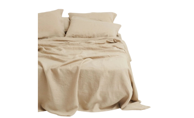 Organic French Linen - Flat Sheet / Linen Sheets & Quilt Covers