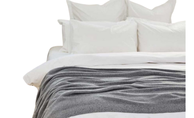Luxury Rib Throw - Organic Cotton / Blankets & Throws
