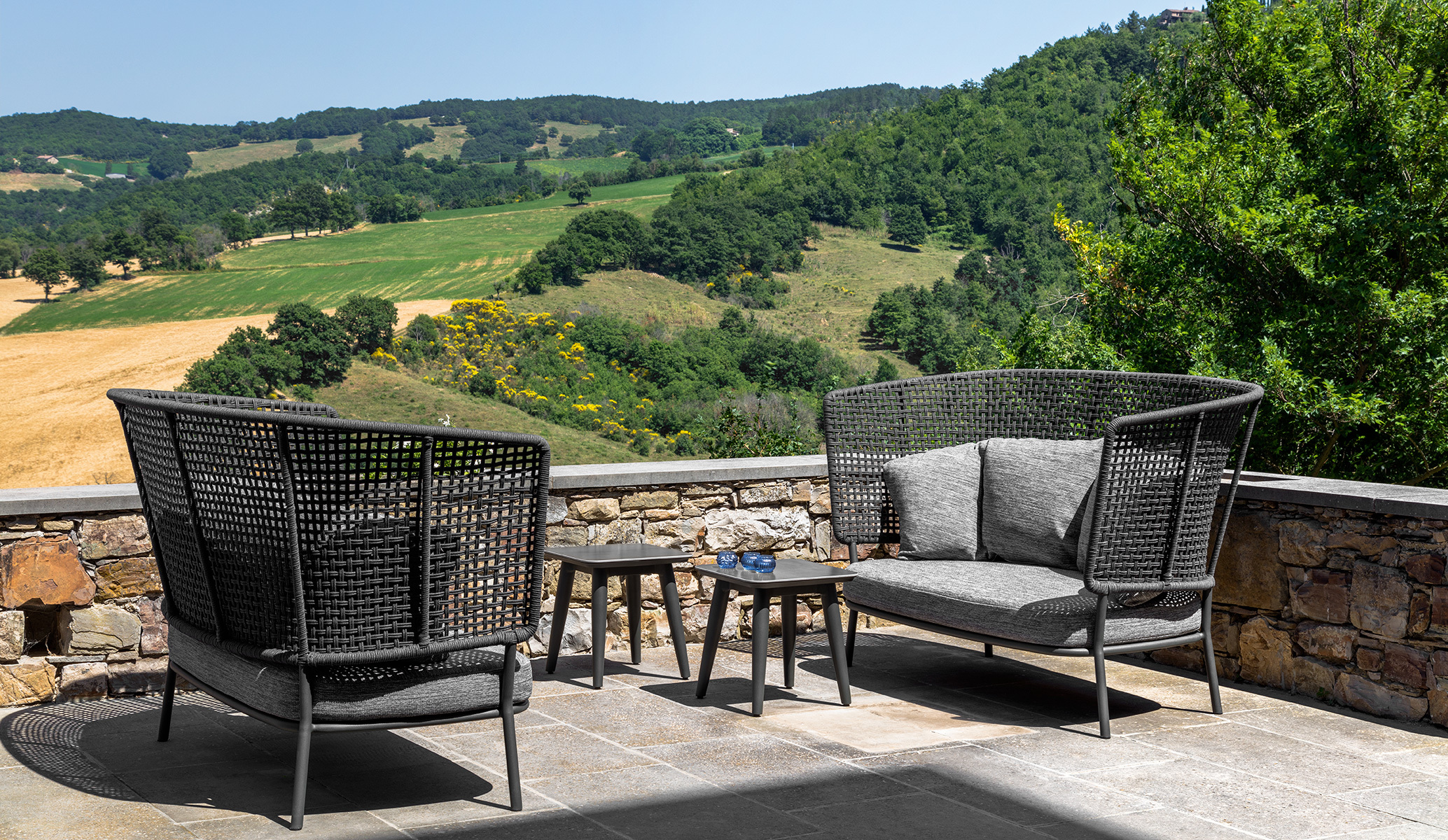 Moon Alu Love Seat