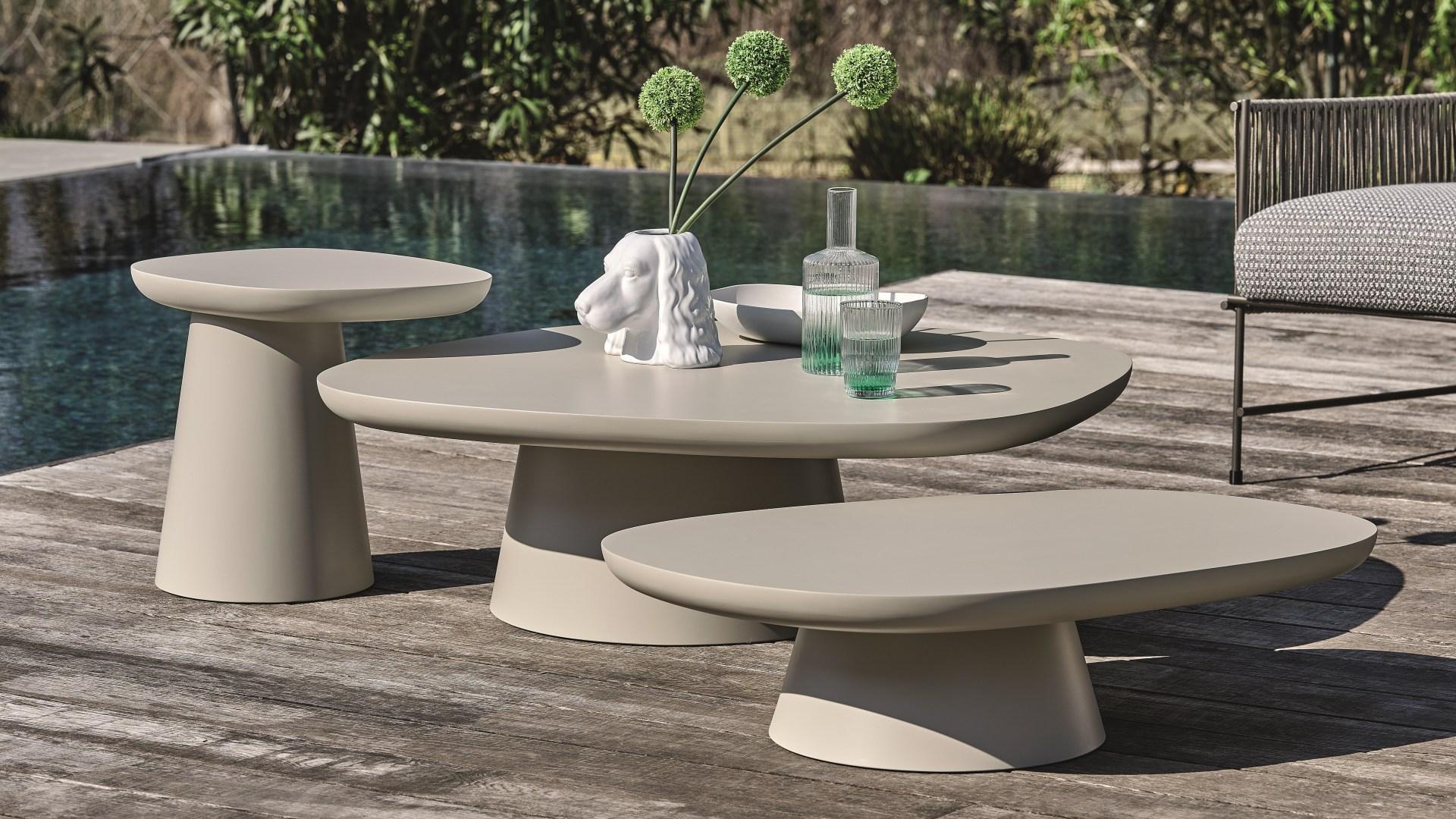Stone Outdoor Coffee Table